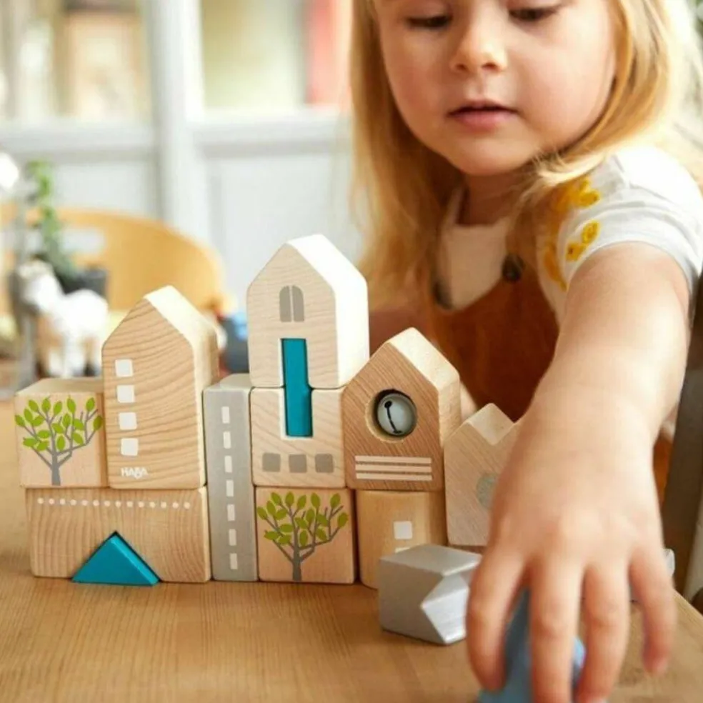 Bad Rodach Skyline Wooden Building Block Set