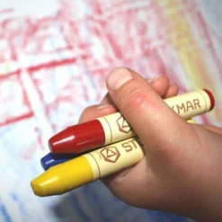 Beeswax Crayons -  8 Sticks + 8 Blocks