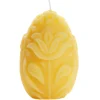 Beeswax Easter Egg Candle