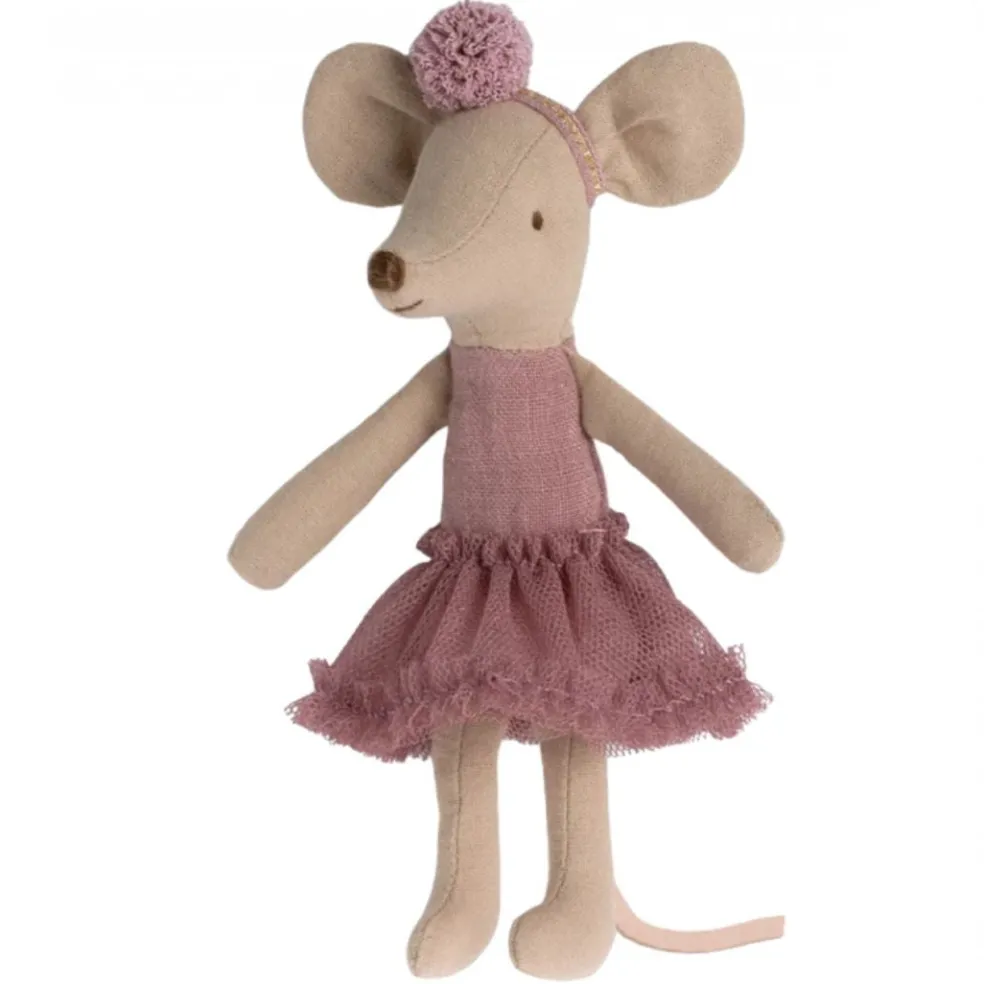 Big Sister Ballerina Mouse- Pink Heather