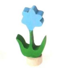 Birthday Ring Decoration - Blue Flower