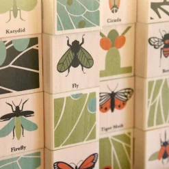 Bugs Wooden Alphabet Blocks