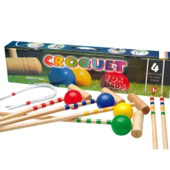 Children's 4 Player Croquet Set