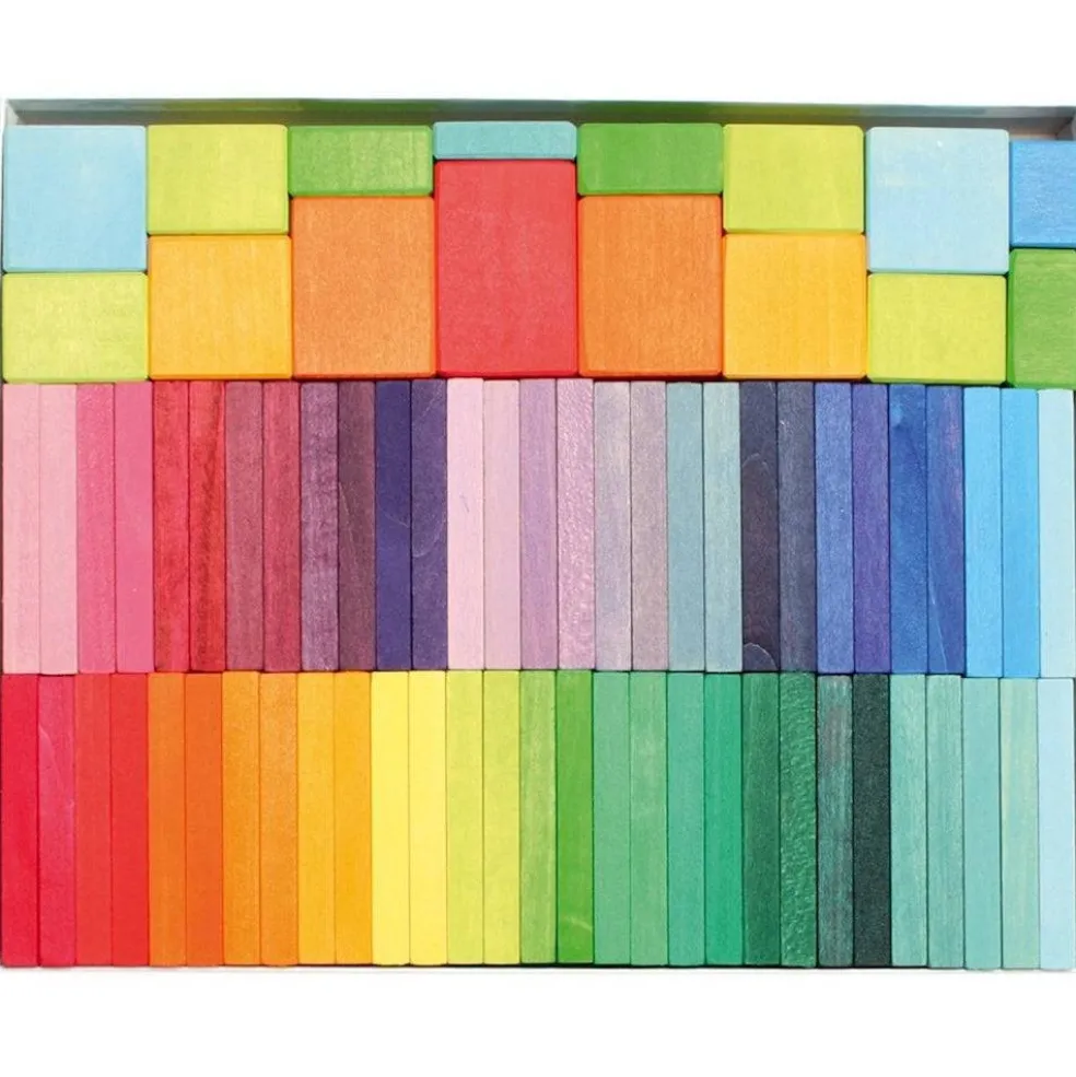 Color Chart Rally Wooden Blocks Set