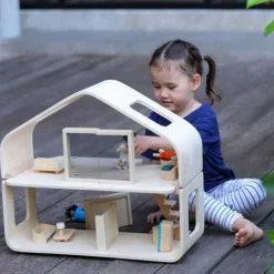 Contemporary Wooden Dollhouse