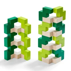 3D Viridis Wooden Blocks