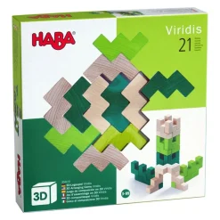 3D Viridis Wooden Blocks