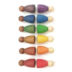 3 Dark Wood Nins - Cold Colors