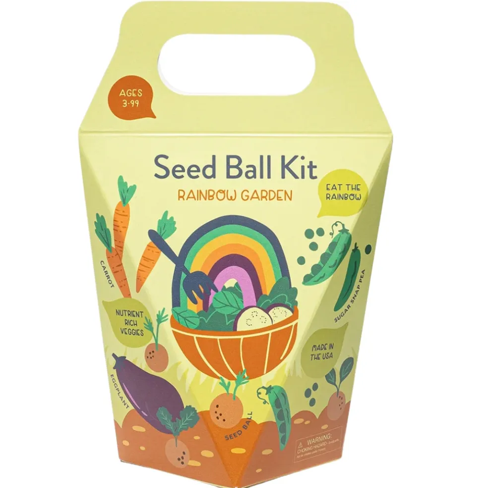 DIY Seed Ball Kit Rainbow Garden