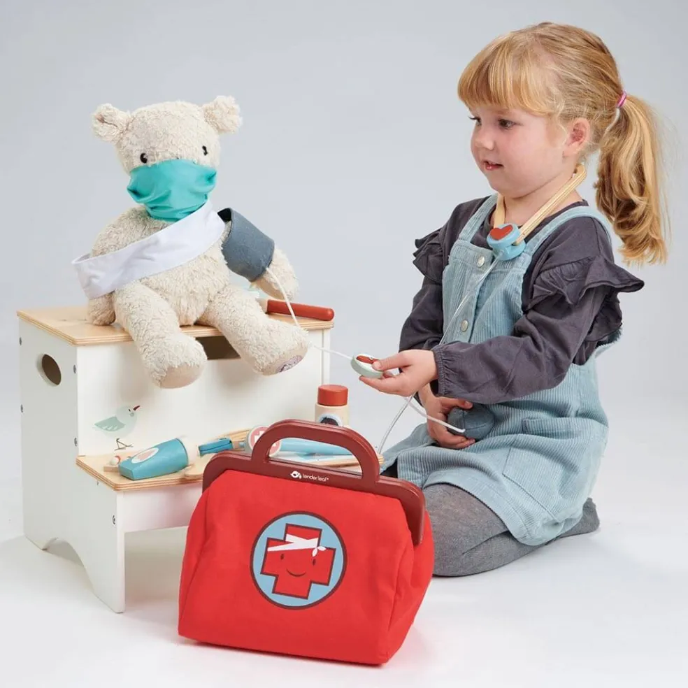 Doctor's Bag Wooden Play Set