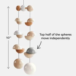 Dots Wooden Nursery Mobile