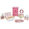 Dovetail Wooden Dollhouse Bedroom Set