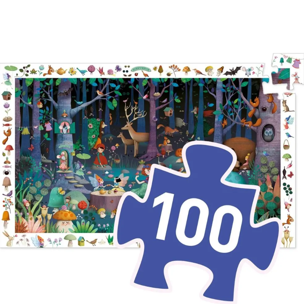 Enchanted Forest Observation Jigsaw Puzzle - 100 Piece