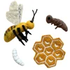 Felt Lifecycle of a Honey Bee