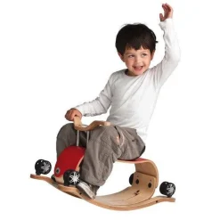 Flip 2-in-1 Wooden Ride-On and Rocking Toy