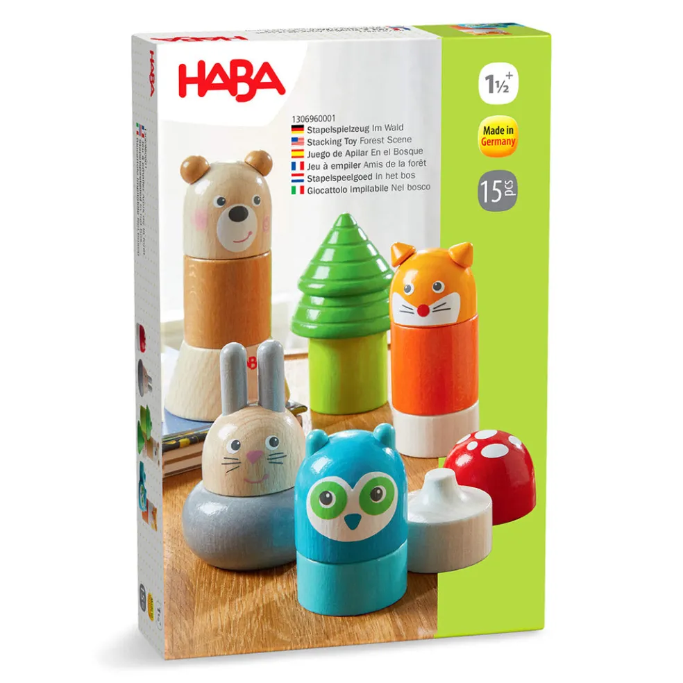 Forest Animals Wooden Stacking Toy
