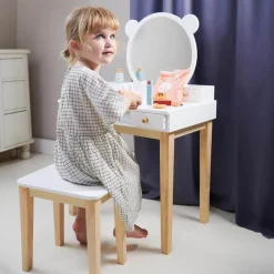 Forest Wooden Dressing Table and Stool