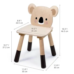 Forest Wooden Koala Chair
