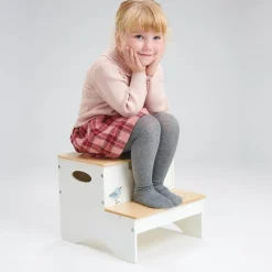 Forest Wooden Steps with Storage