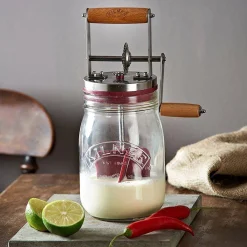 Glass Butter Churn