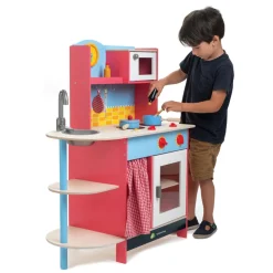 Grand Wooden Play Kitchen