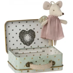 Guardian Angel Mouse in a Suitcase