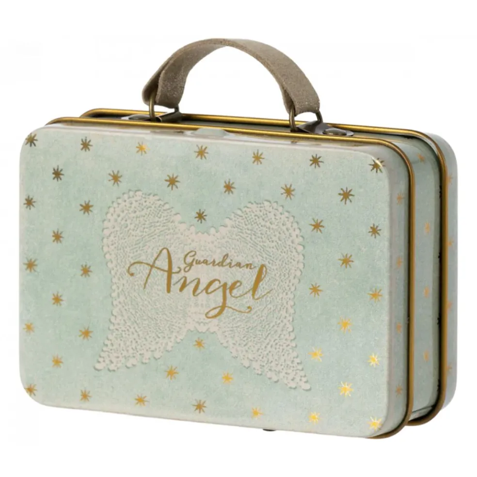 Guardian Angel Mouse in a Suitcase