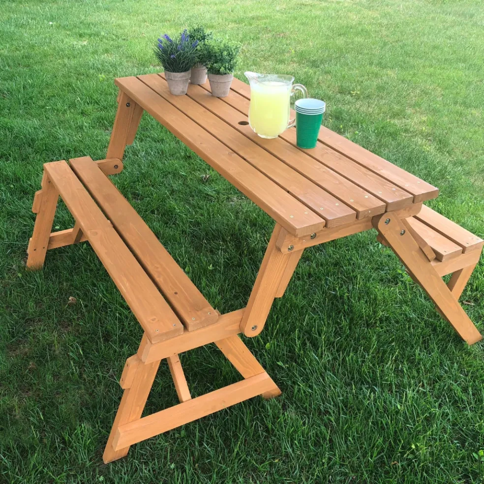 2 in 1 Picnic Table and Bench