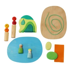 In the Woods - Wooden Small World Play Set