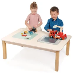 Interactive Play Table with Hidden Storage