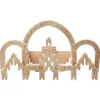 Interlocking Wooden Blocks Construction Set