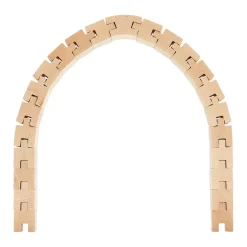 Interlocking Wooden Blocks Construction Set