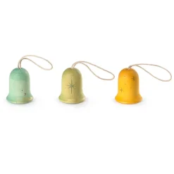 Jingle Joy Bells Wooden Ornament Set