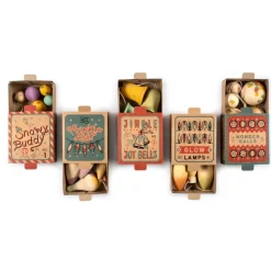 Jingle Joy Bells Wooden Ornament Set