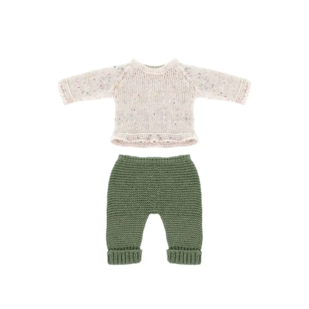 Knit Doll Sweater and Pant Set - 12"