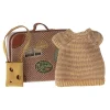 Knitted Dress and Purse in a Suitcase - Big Sister Mouse