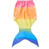 Large Rainbow Silk Mermaid Tail