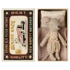 Little Sister Mouse in a Matchbox