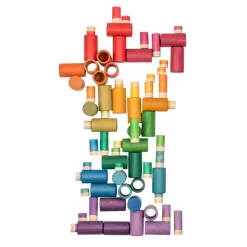 Lola 72-Piece Wooden Building Set