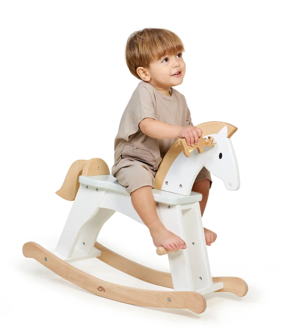 Lucky Wooden Rocking Horse