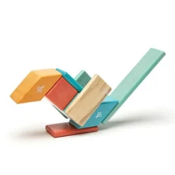 Magnetic Wooden Blocks - 14 Piece Set Sunset