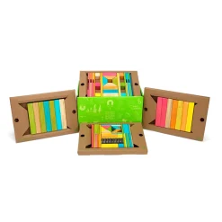 Magnetic Wooden Blocks Classroom Kit - 90 Piece Kit