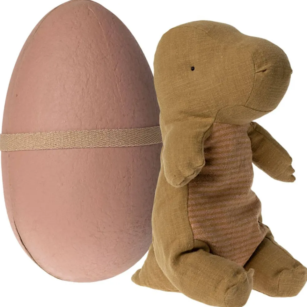 Medium Gantosaurus in Egg - Dark Ocher