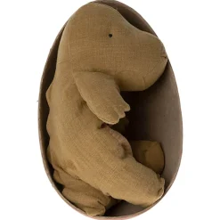 Medium Gantosaurus in Egg - Dark Ocher