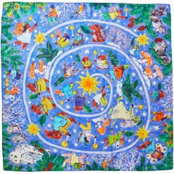 Mini Advent Playsilk Illustrated By Phoebe Wahl