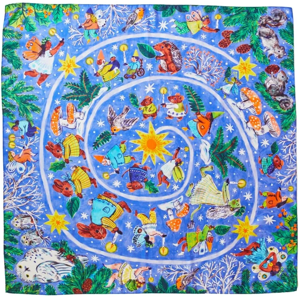 Mini Advent Playsilk Illustrated By Phoebe Wahl