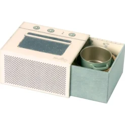 Miniature Dollhouse Stove and Cooking Set