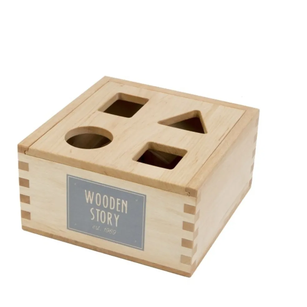 Natural Shape Sorter Box