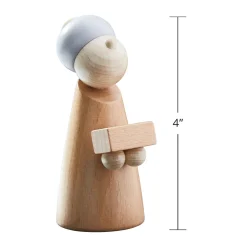Natural Wood Nativity Set