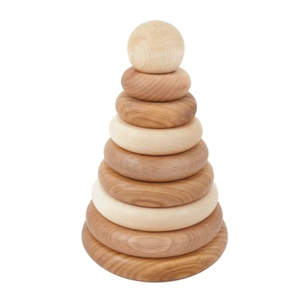 Natural Wooden Stacker